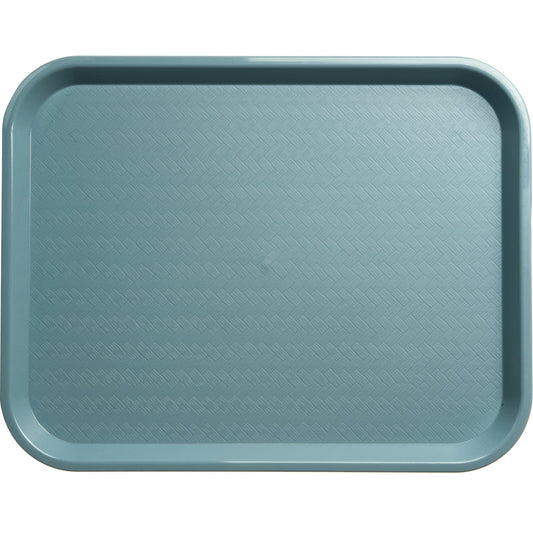 Carlisle CT141859 14" x 18" Slate Blue Cafe Fast Food Cafeteria Tray