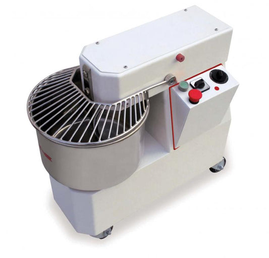 Omcan 41548 Heavy-duty Spiral Dough Mixer with Fixed Head and Bowl