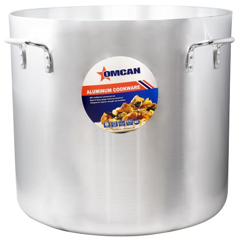 Omcan 43377 140 Qt Aluminum Stock Pot