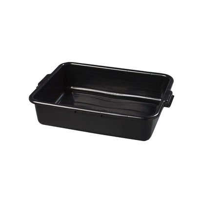 Carlisle 4401003 15" x 20" x 5" Black Comfort Curve Bus Box Skid