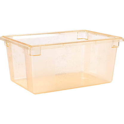 Carlisle 10623C22 16.6 gal Honey Yellow Polycarbonate StorPlus Color-Coded Food Storage Container