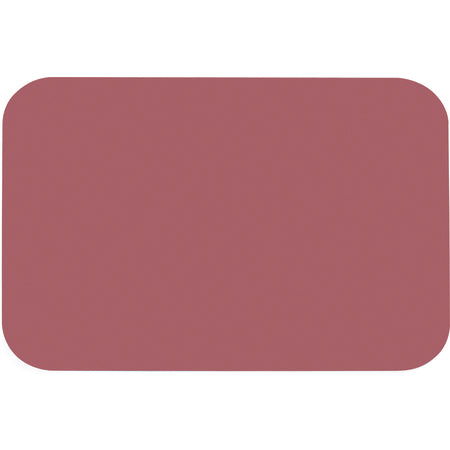 Carlisle DX5999MEW61 18.75"L x 13.63"W Cranberry M Size Solid White Tray Covers