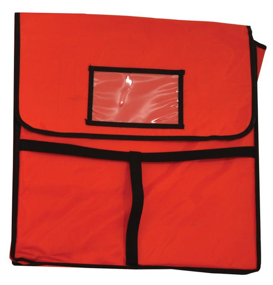 Omcan 28352 18" x 18" Pizza Delivery Bag with the Capacity of Two 16" Pizza Boxes
