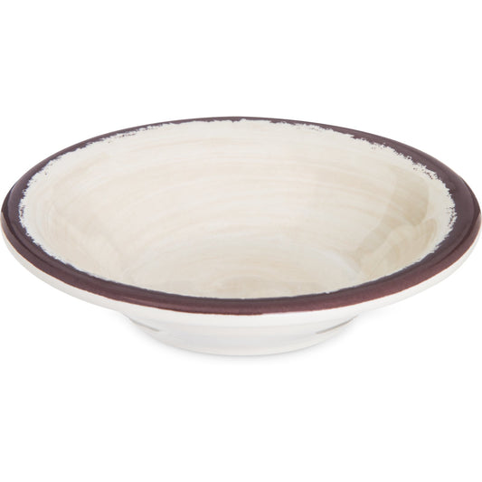Carlisle 5401853 4.5 oz Sweet Cream Mingle Melamine Fruit Bowl