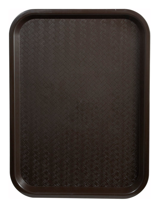 Winco FFT-1216B 12" x 16" Brown Fast Food Tray