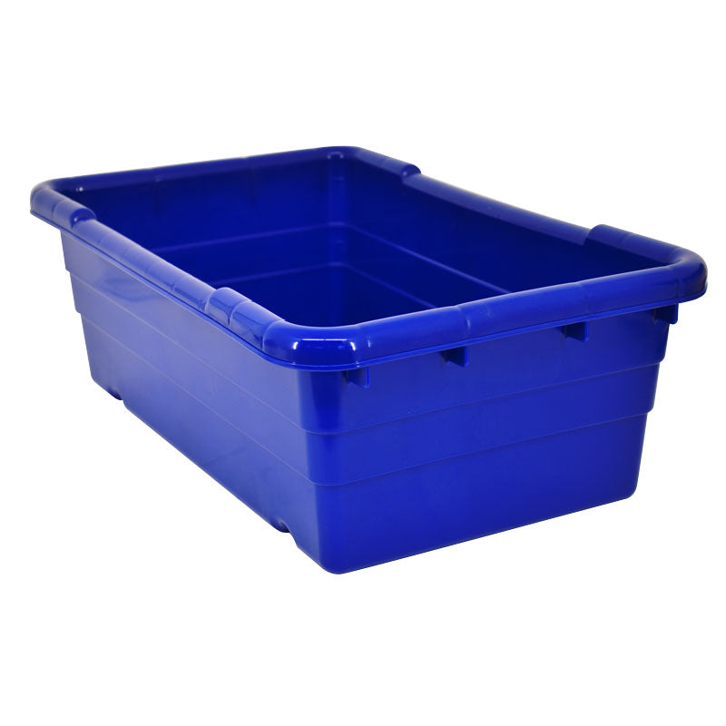 Omcan 10935 100 lbs Blue Meat Lug Tote Box