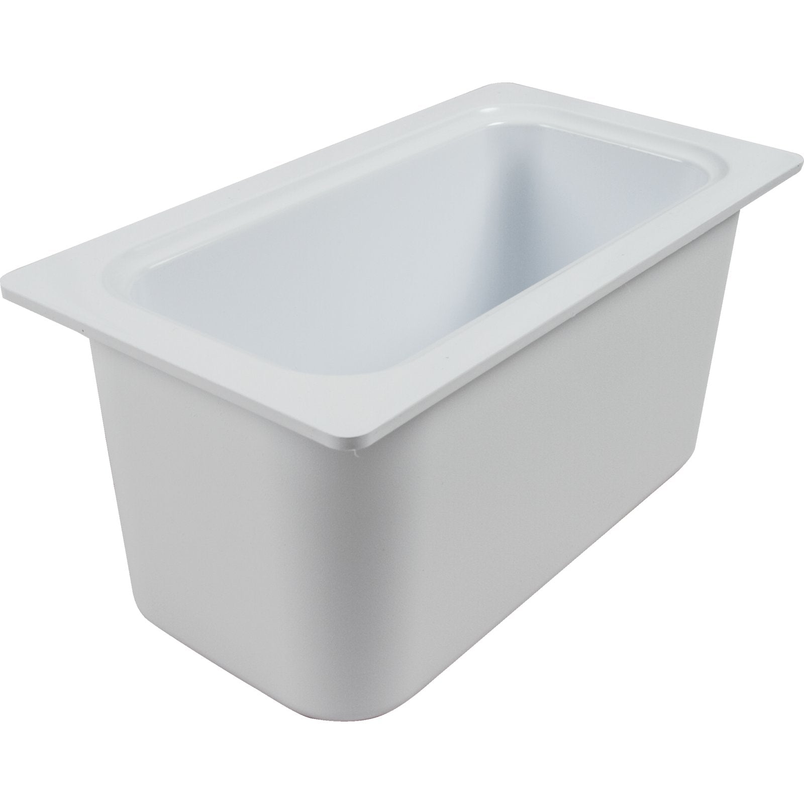 San Jamar CI7003WH 1/3 Size White Chill-It Food Pan