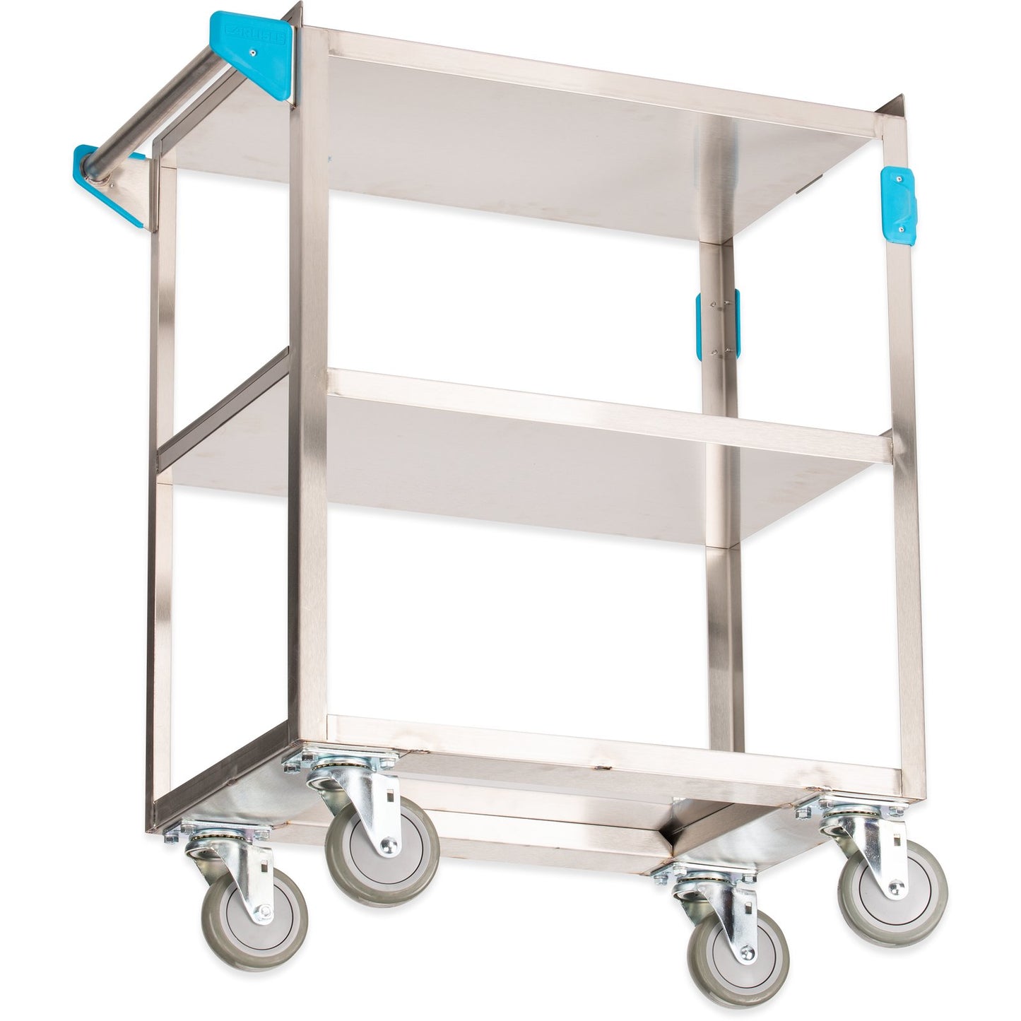 Carlisle UC3031524 15.5" x 24" 3 Shelf Stainless Steel Utility Cart