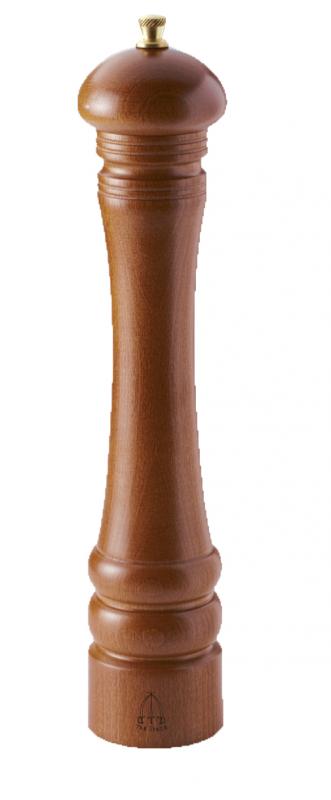 Omcan 43710 30-cm Classic Collection - Pepper Mill Traditional Dark Italian Beech Wood