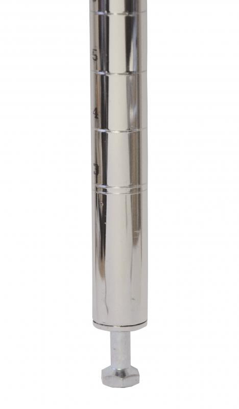 Omcan 20095 72-inch Chrome Post with Leveler