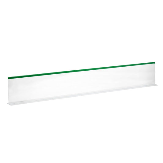 Omcan 10780 5" x 30" Clear Divider with Green Beading