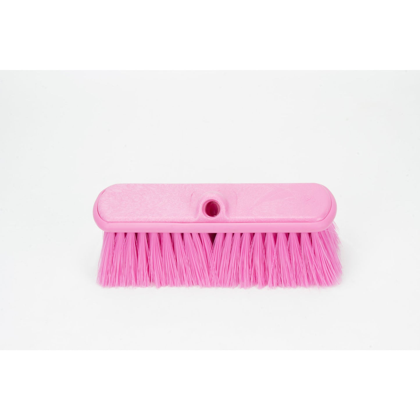 Carlisle 40050EC26 9.5" Pink Color Coded Flo-Thru Brush with Protective Bumper