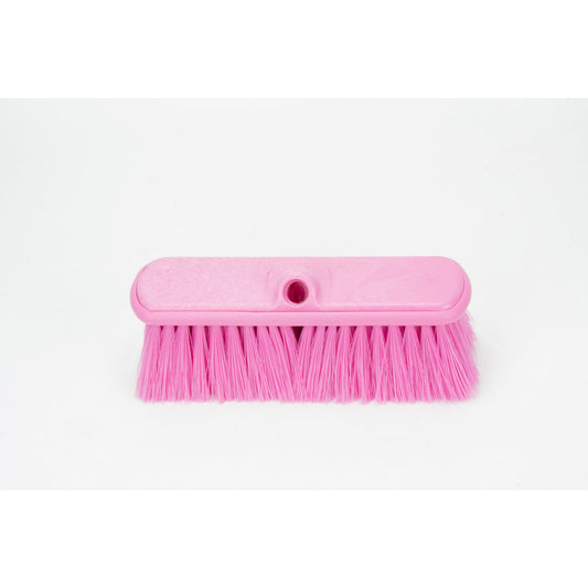 Carlisle 40050EC26 9.5" Pink Color Coded Flo-Thru Brush with Protective Bumper