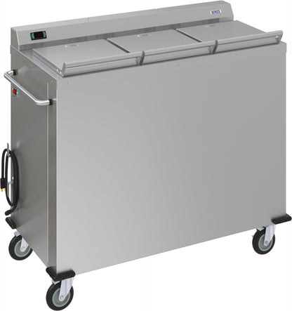 Dinex DXPSBH3P 10.00" Plates 3 Silo Stainless Steel Colossus Plate Heater