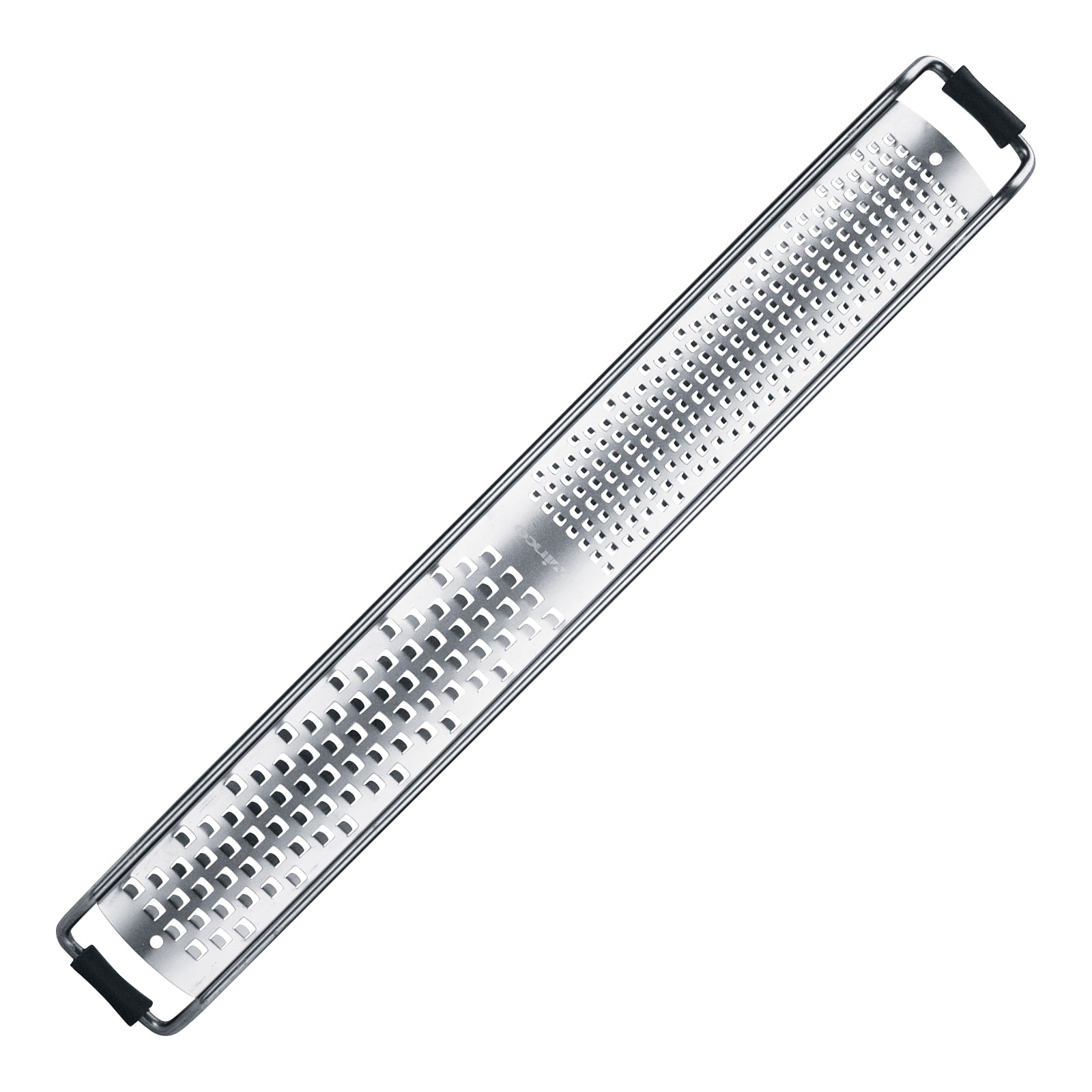 Winco GT-345 Stainless Steel Zester/Fine Grater w/Soft Grip Handle & Anti-slip Feet