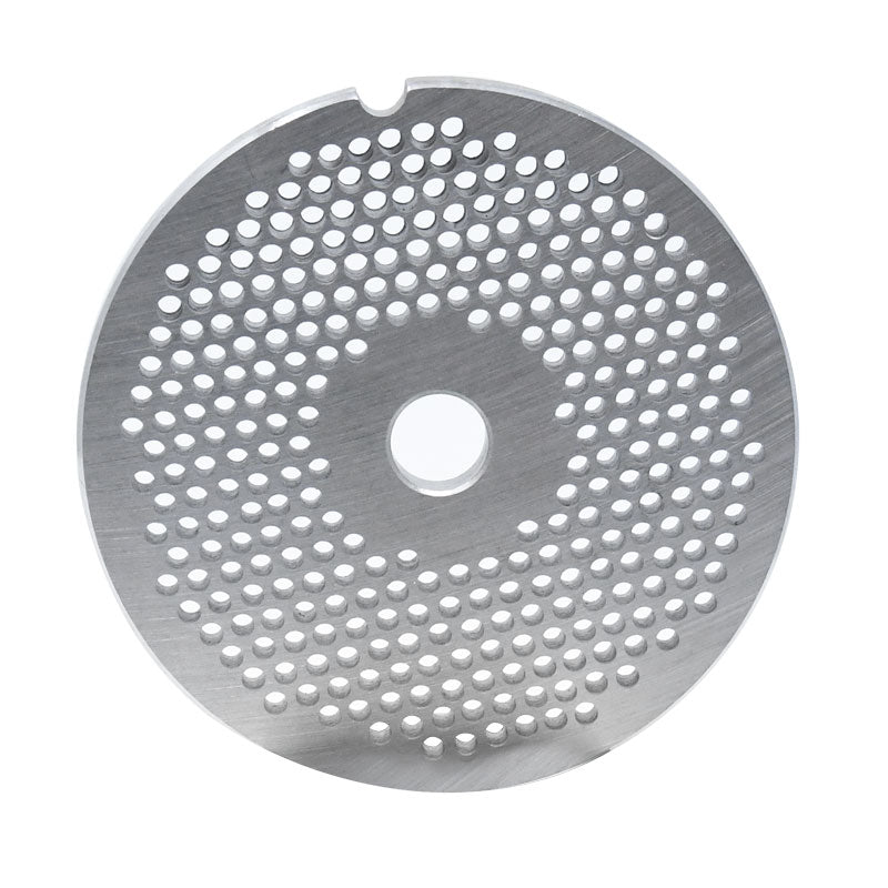 Omcan 11227 #32 One Notch/Round European Style Stainless Steel Hubless Plate, 3.2mm (1/8")