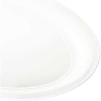 Carlisle 4384002 21" x 15" White Melamine Catering Platter