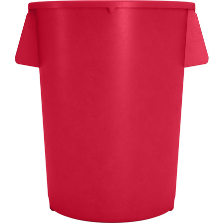 Sparta 84105505 55 Gallon Red Round Polyethylene Bronco Waste Bin Trash Container