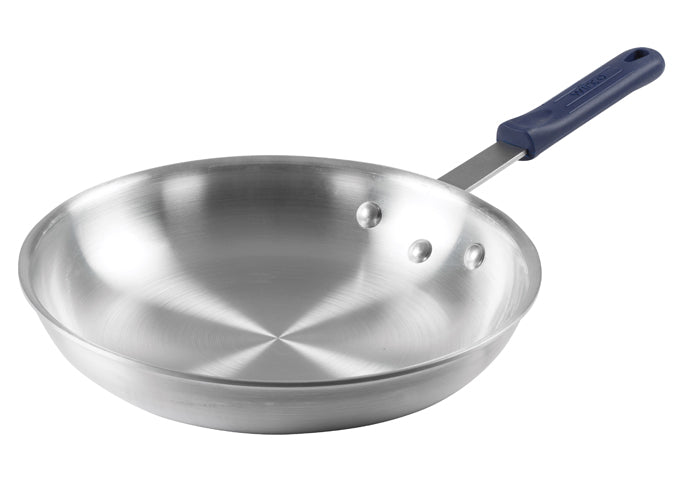 Winco AFP-12A-H 12" Natural Finish Aluminum Gladiator Fry Pan w/Sleeve