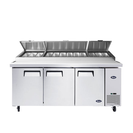 Atosa MPF8203GR 93" Refrigerated Pizza Prep Table