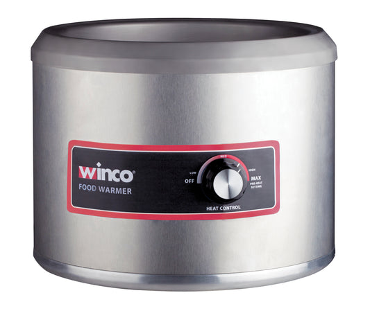 Winco FW-11R250 11 Qt. Round Food Warmer