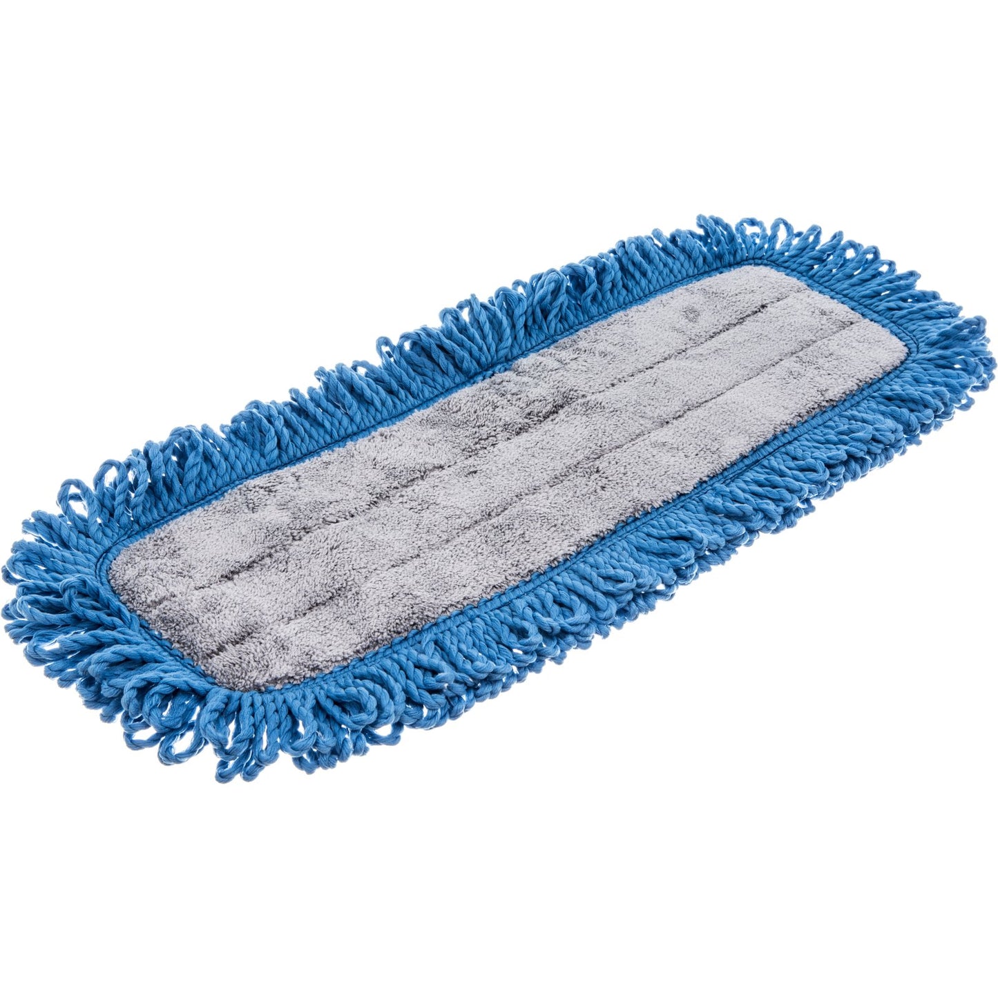 Carlisle 363311814 18" Blue Polyester/Polyimide Blend Microfiber Dry Mop Pad