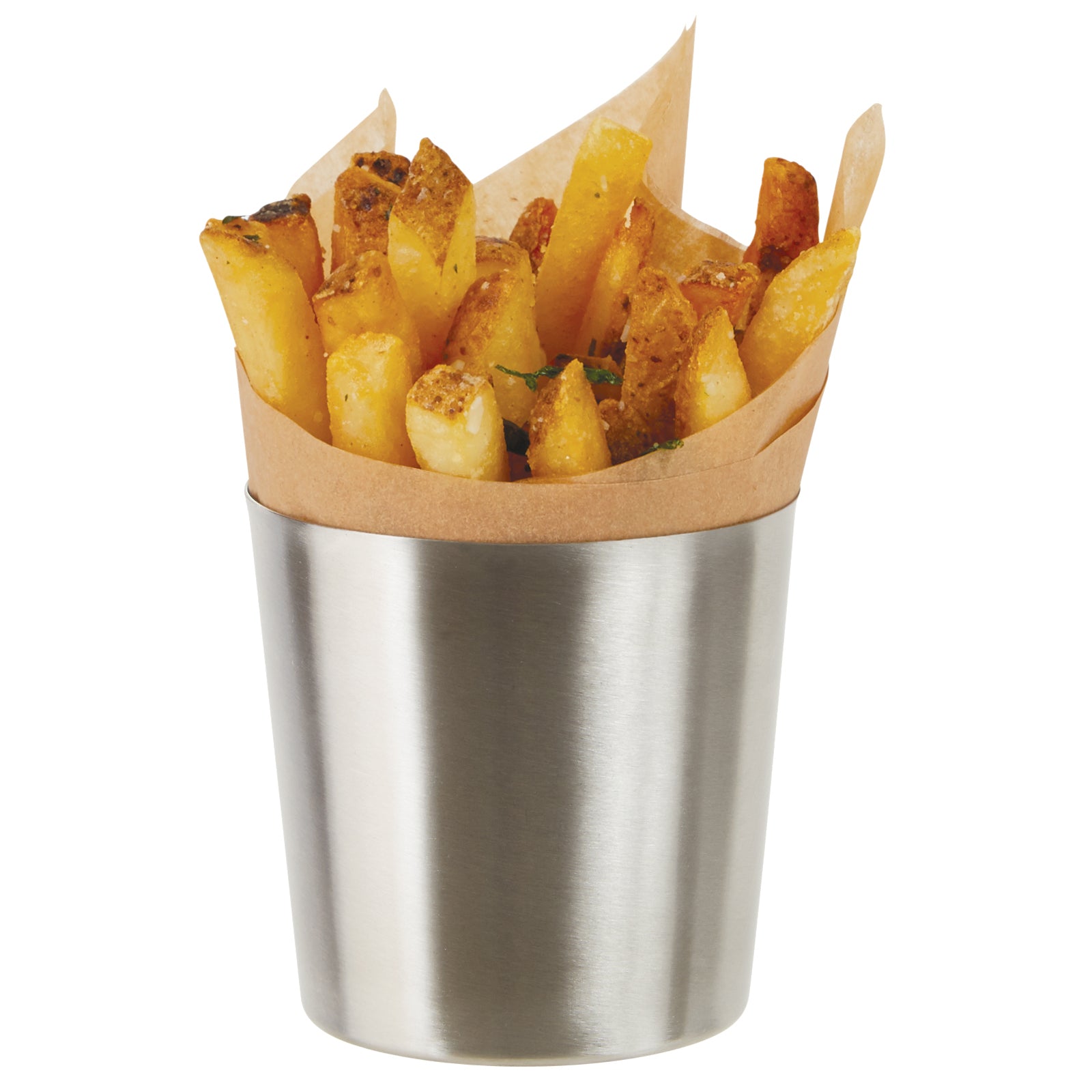 Winco SFC-35 Stainless Steel Solid Fry Cup, Satin Finish
