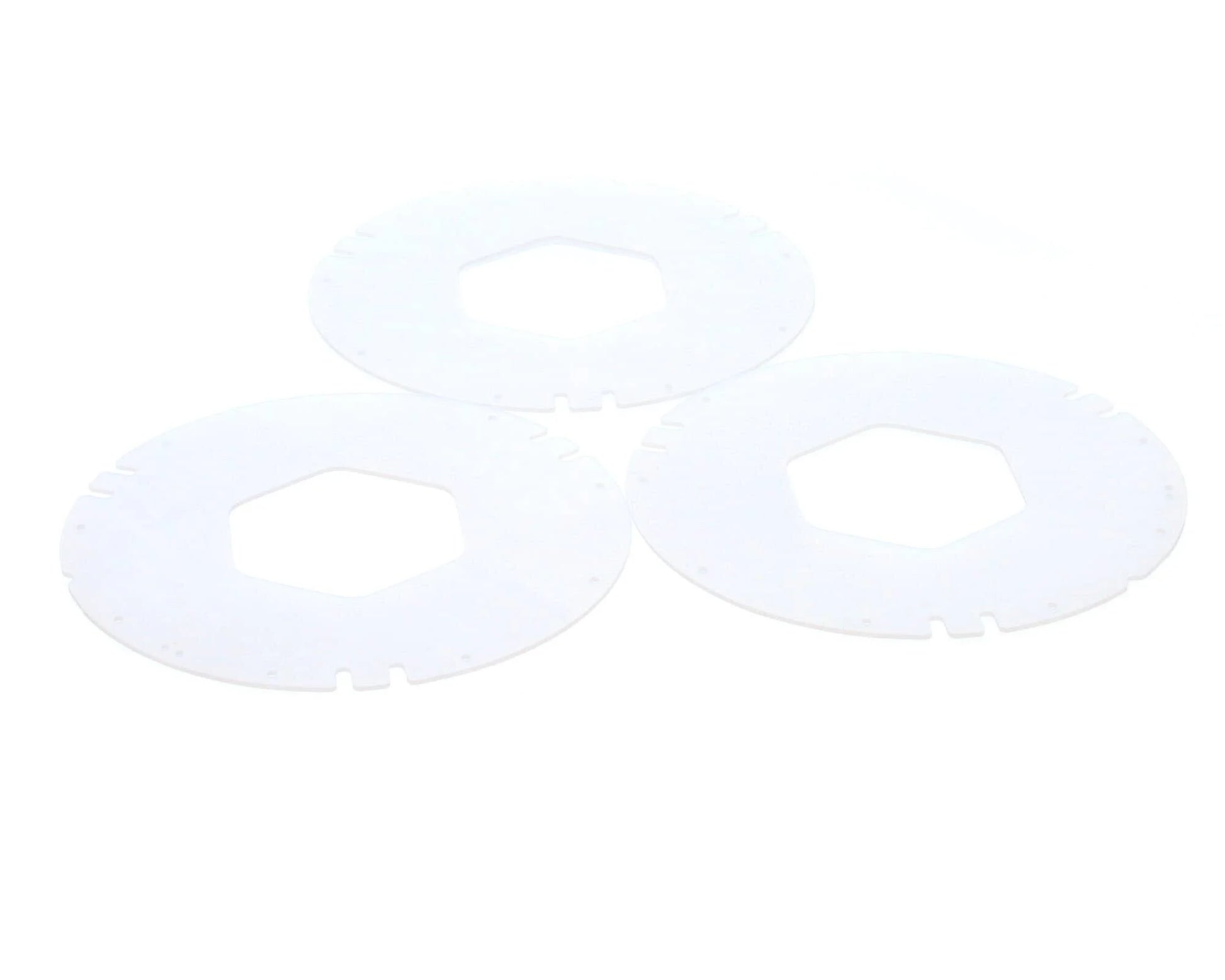 San Jamar XC2422M Medium White Replacement Gasket for C2410 (#2)
