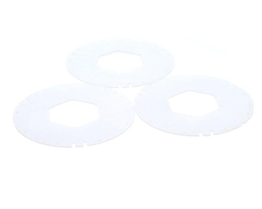 San Jamar XC2422M Medium White Replacement Gasket for C2410 (#2)