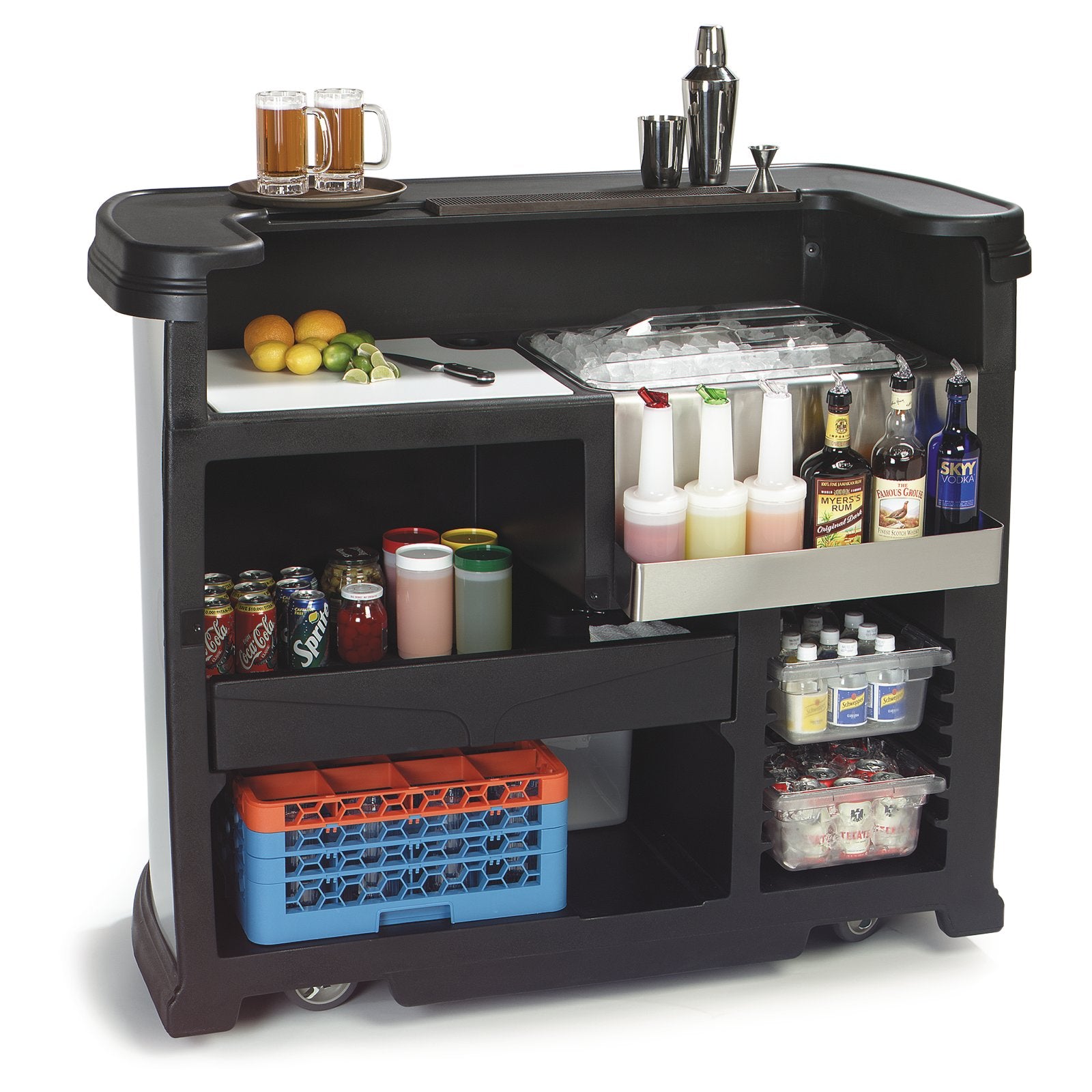 Carlisle 755003 Black Maximizer Portable Bar