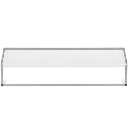 Carlisle 927207 73-1/4" Clear Adjustable Single-Sided
