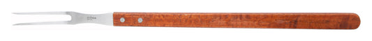 Winco KPF-210 21" Pot Fork, Wooden Handle