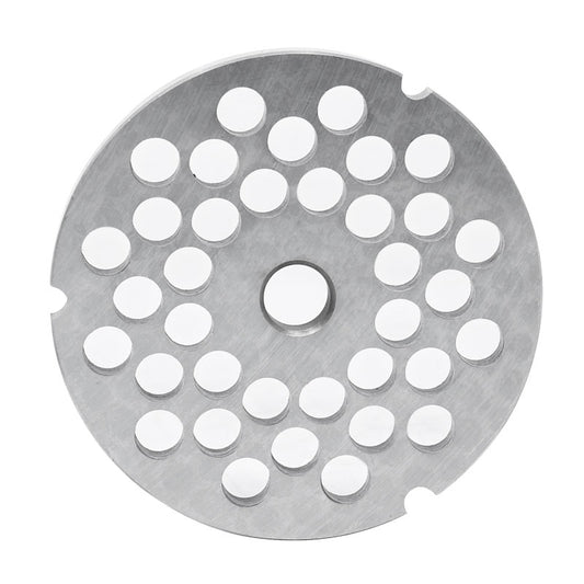 Omcan 44290 10mm (3/8") Carbon Steel #32 Machine Plate, Hubless - three notches/ round