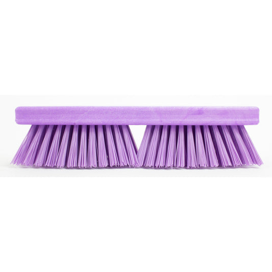 Carlisle 41722EC68 10" Purple Sparta Color Coded Deck Scrub Brush