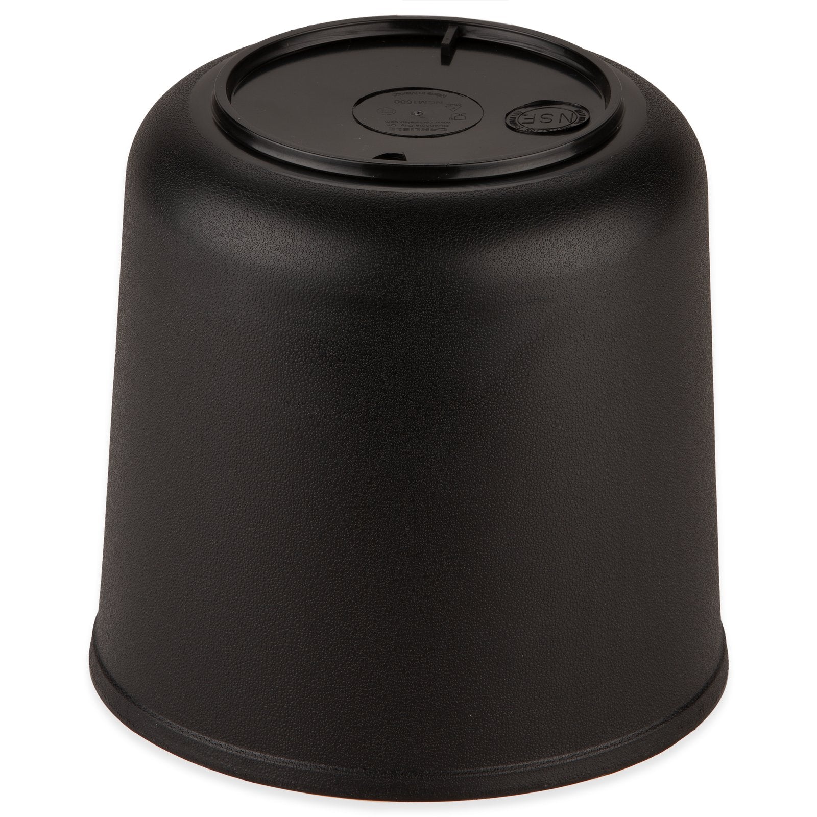 Carlisle CM103003 2 Qt Black Coldmaster Cold Crock & Coaster