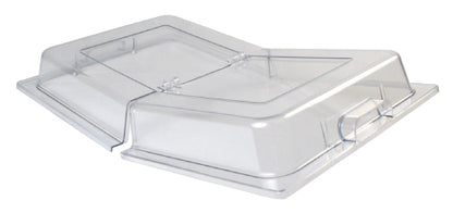 Winco C-DPFH Full-size Polycarbonate Dome Cover, Hinged Opening