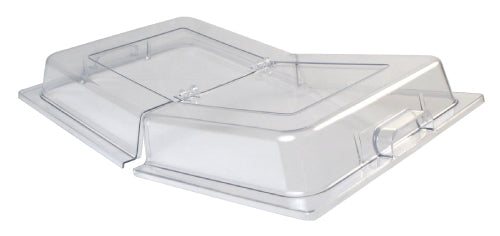 Winco C-DPFH Full-size Polycarbonate Dome Cover, Hinged Opening