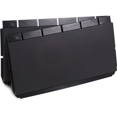Carlisle CP203603 18" x 36" Black Polypropylene Panels for Small Bussing Cart