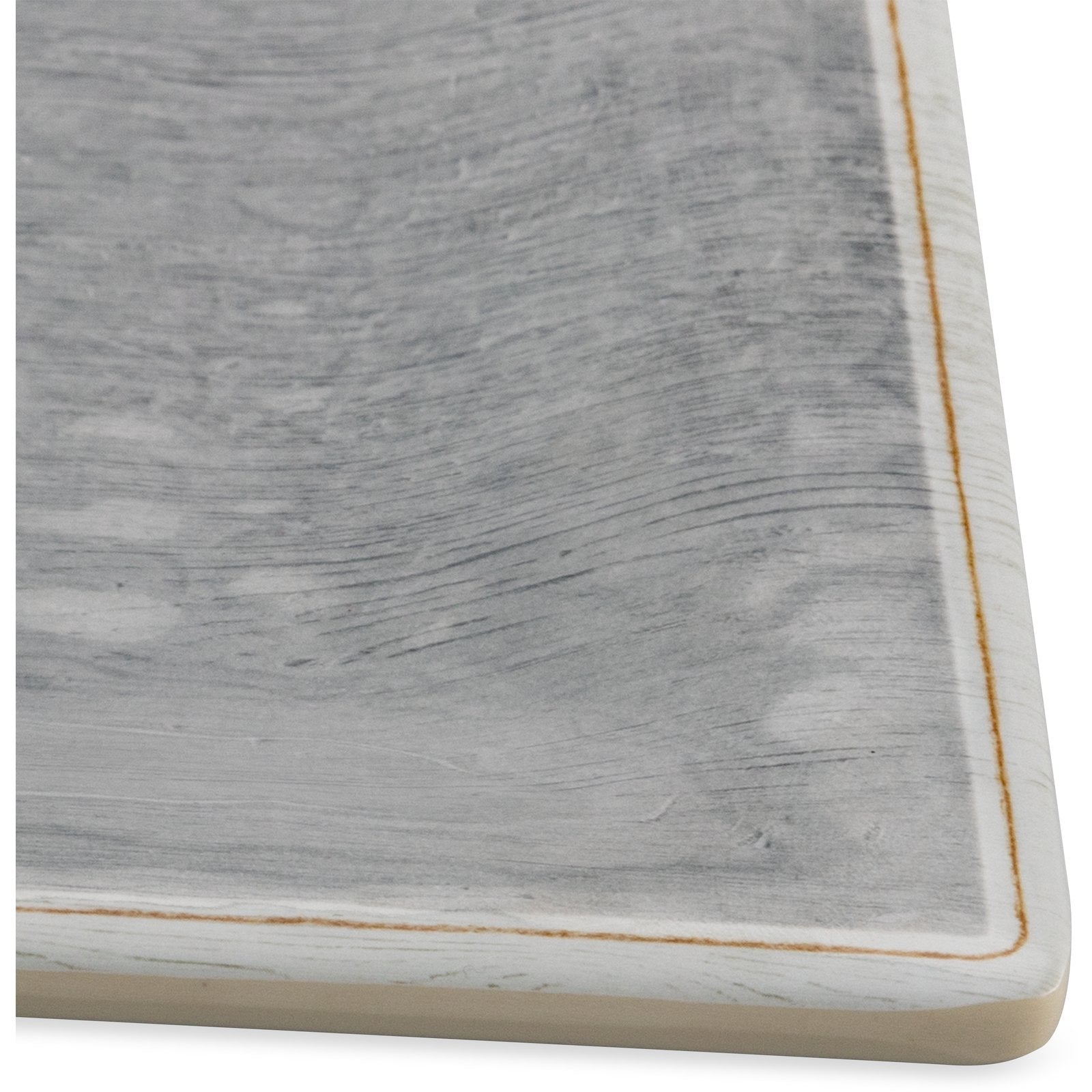 Carlisle 6402318 8.5" Smoke Grove Melamine Square Salad Plate