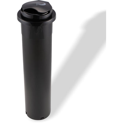 San Jamar L2400C Large Black In-counter EZ-Fit Lid Dispenser