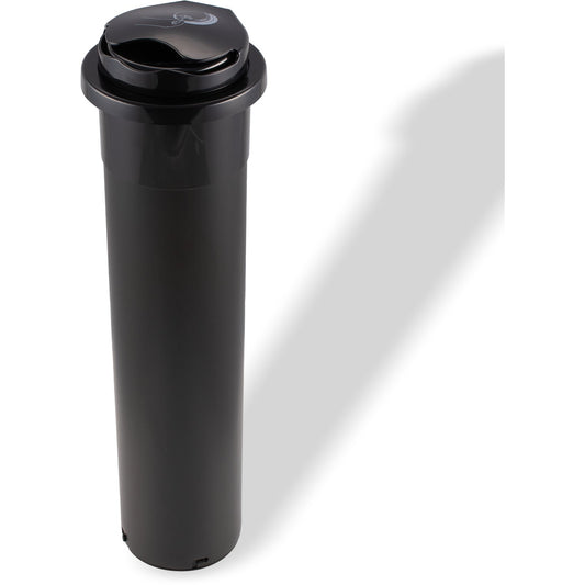 San Jamar L2400C Large Black In-counter EZ-Fit Lid Dispenser