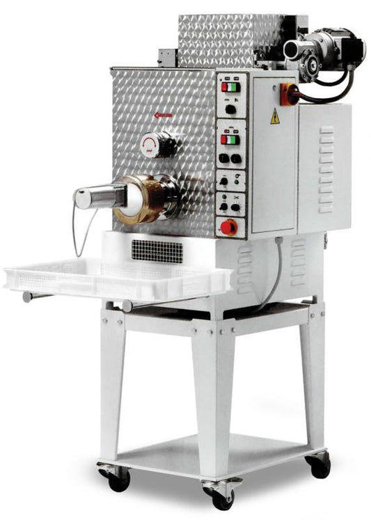 Omcan 13440 Floor Model Heavy-Duty Pasta Machine with Dual Tank Capacity