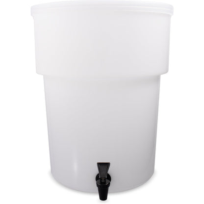 Carlisle 221002 5 Gallon White Round Beverage Dispenser