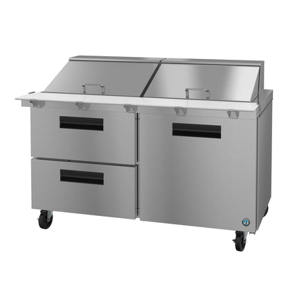 Hoshizaki SR60B-24MD2 Two Section Drawer/Door Combo Mega Top Prep Table Refrigerator