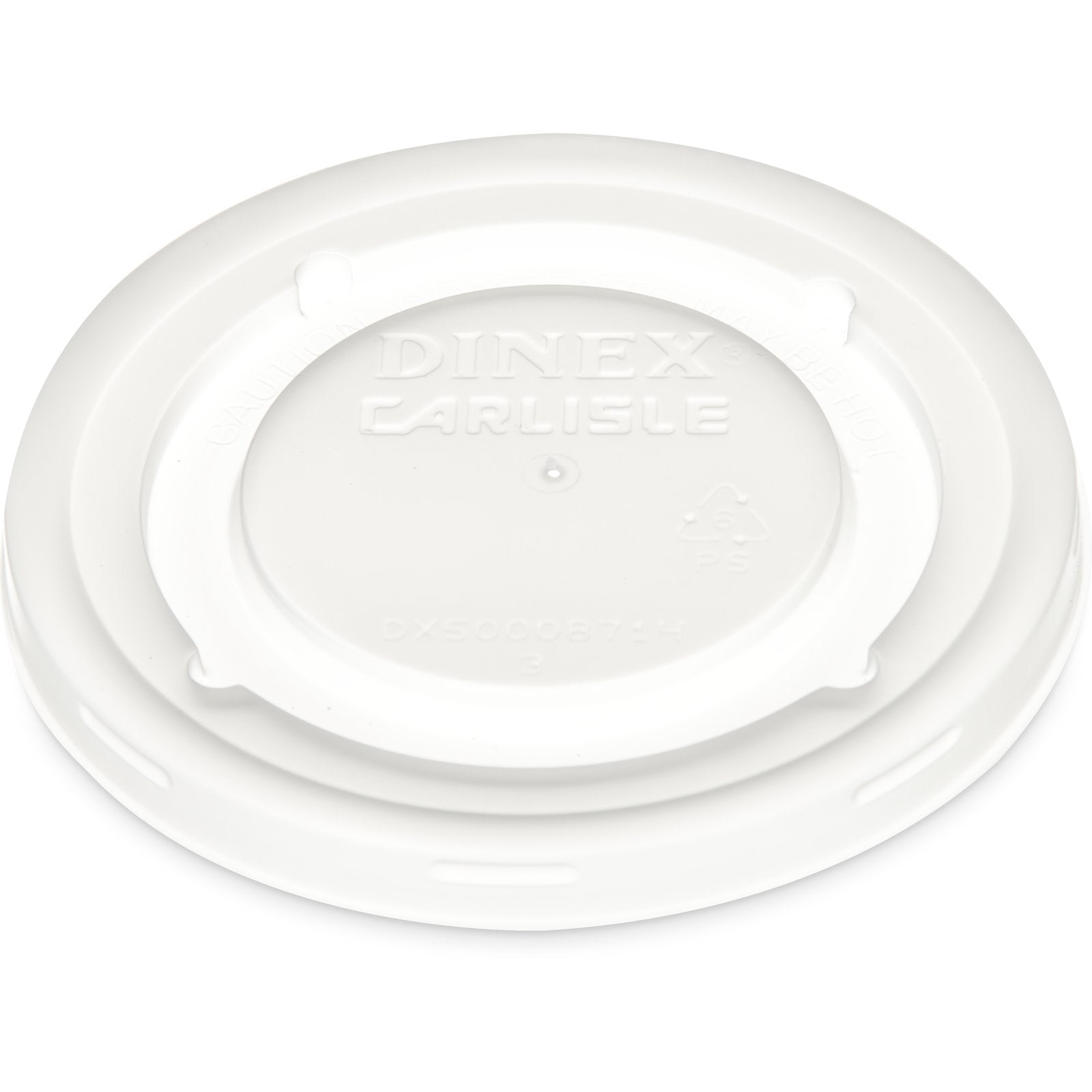 Dinex DX50008714 3.5" Translucent Fenwick Mug & Bowl Lid (1500/cs)