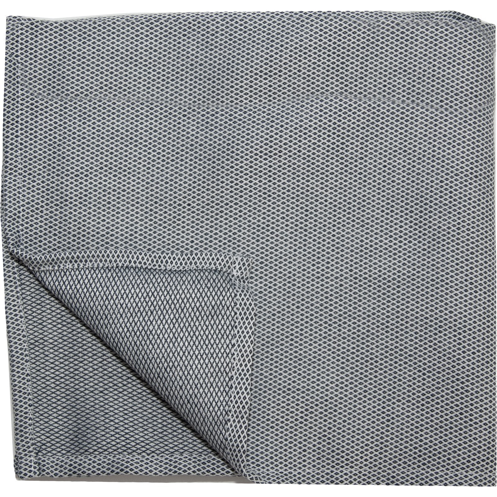 Snap Drape 54432020NH195 20" x 20" Navy Spun Polyester Microfiber Milan Birdseye Napkin