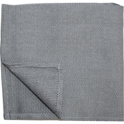 Snap Drape 54432020NH195 20" x 20" Navy Spun Polyester Microfiber Milan Birdseye Napkin