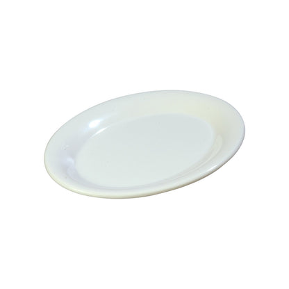 Carlisle 3308602 9.5" x 7.25" White Oval Sierrus Melamine Platter Tray
