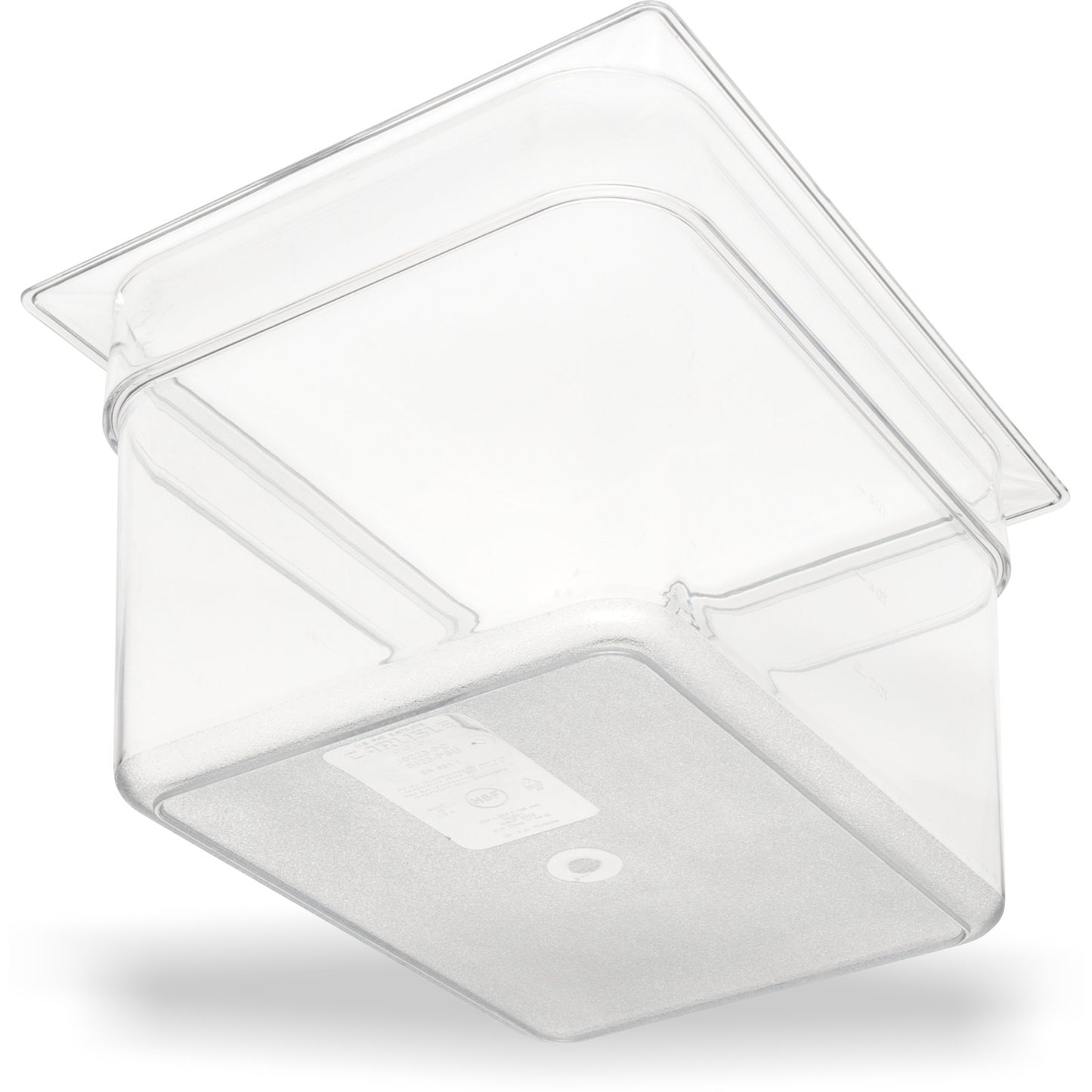 Carlisle 10223B07 1/2 Size Clear Polycarbonate StorPlus Food Pan, 8" Deep