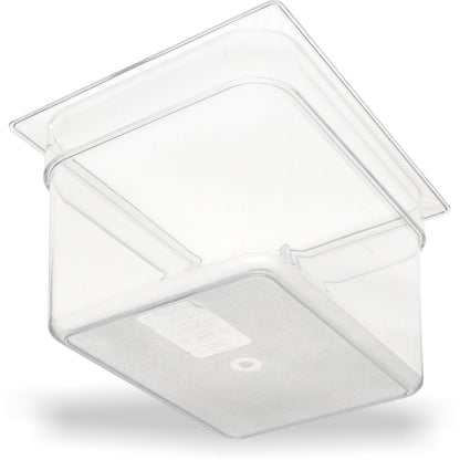 Carlisle 10223B07 1/2 Size Clear Polycarbonate StorPlus Food Pan, 8" Deep